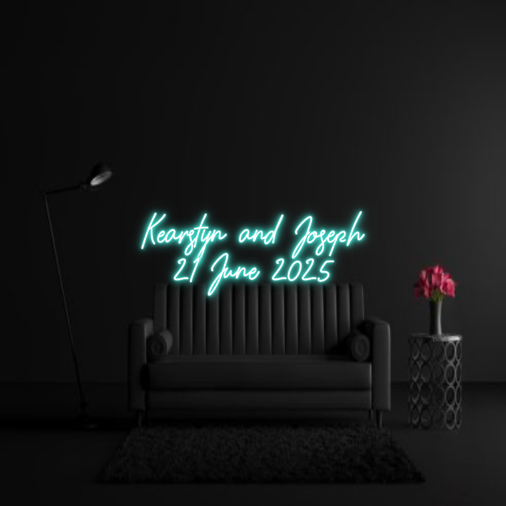 CREATE YOUR OWN WEDDING NEON SIGN Kearstyn and ...