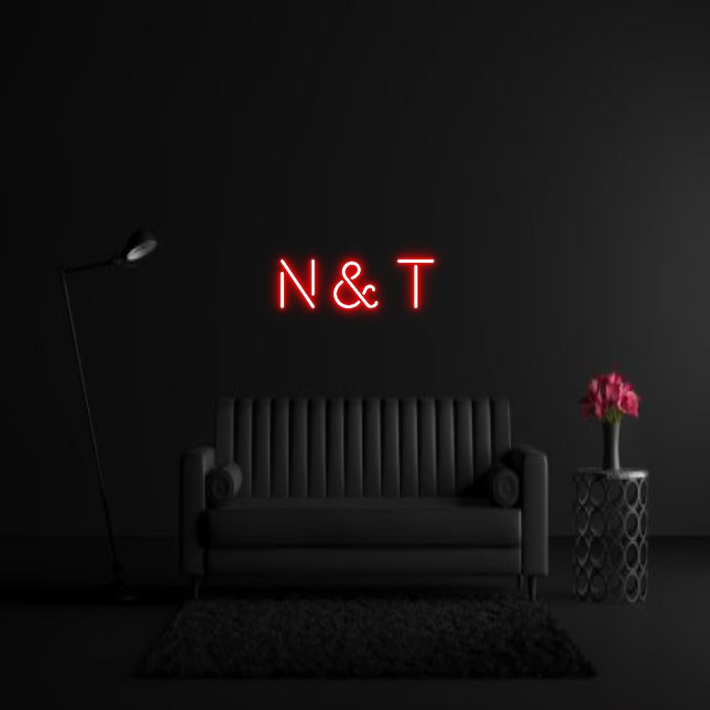 CREATE YOUR OWN WEDDING NEON SIGN N & T