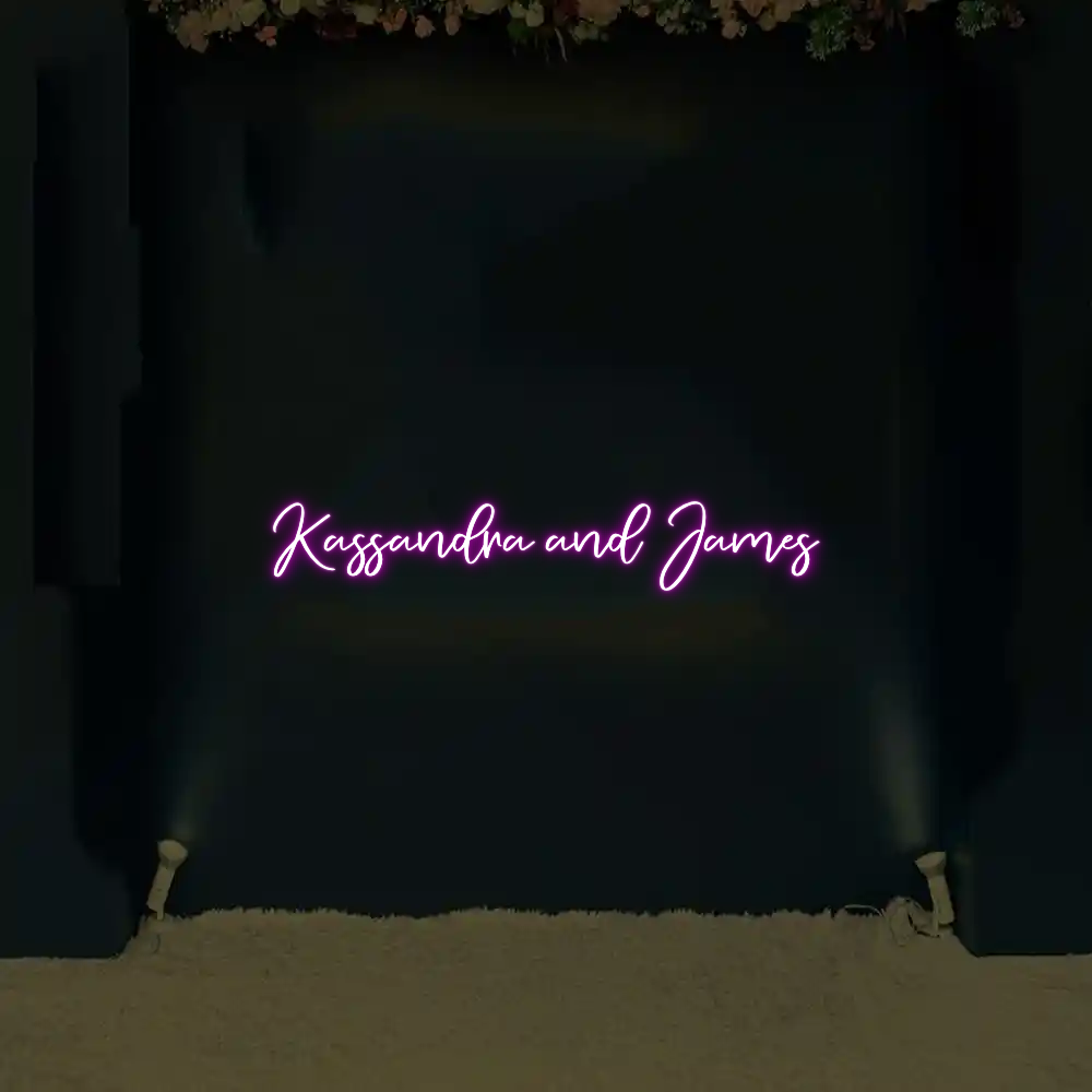 CREATE YOUR OWN WEDDING NEON SIGN
Kassandra a...