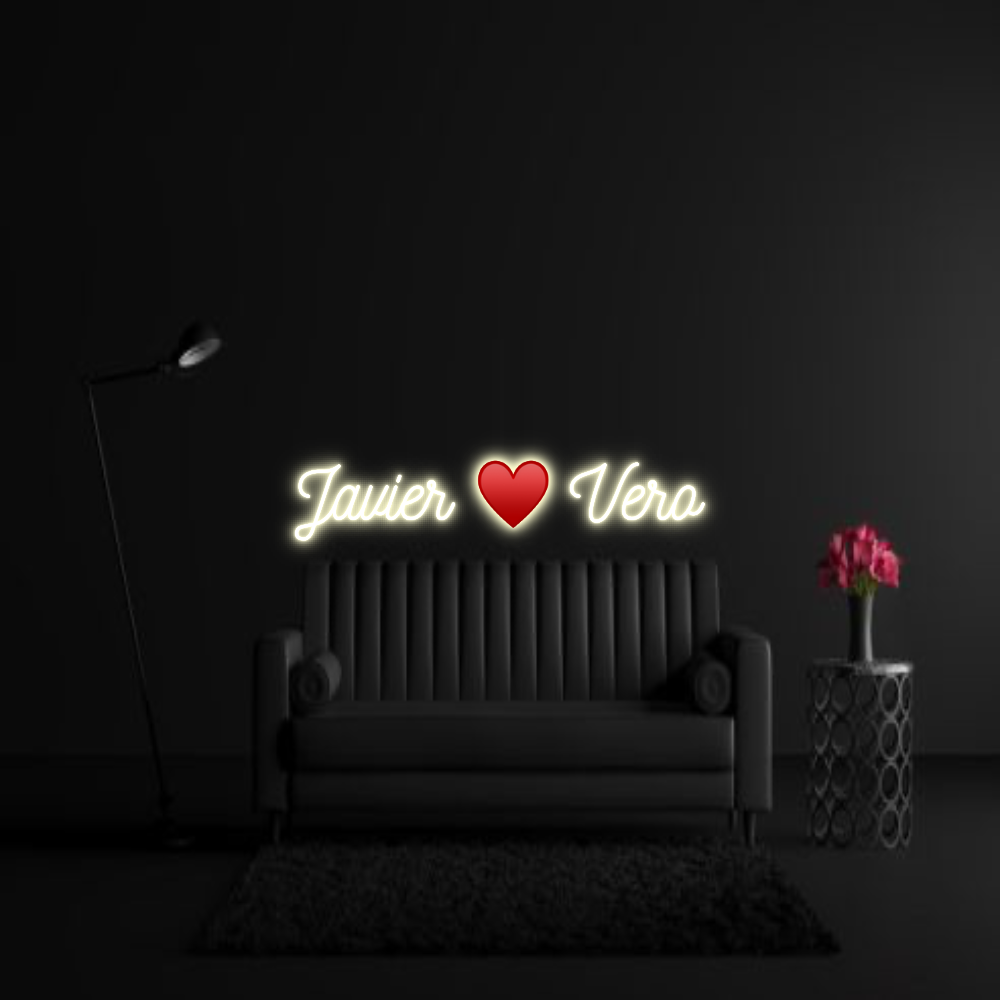CREATE YOUR OWN WEDDING NEON SIGN Javier ♥️ Vero
