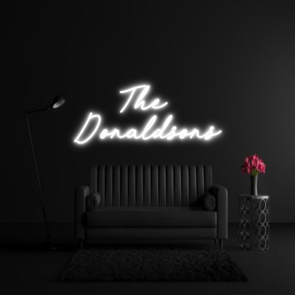 CREATE YOUR OWN WEDDING NEON SIGN The
Donalds...