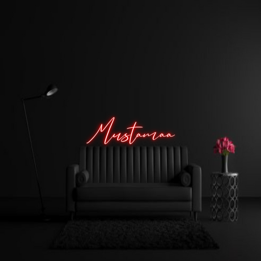 CREATE YOUR OWN WEDDING NEON SIGN Mustamaa