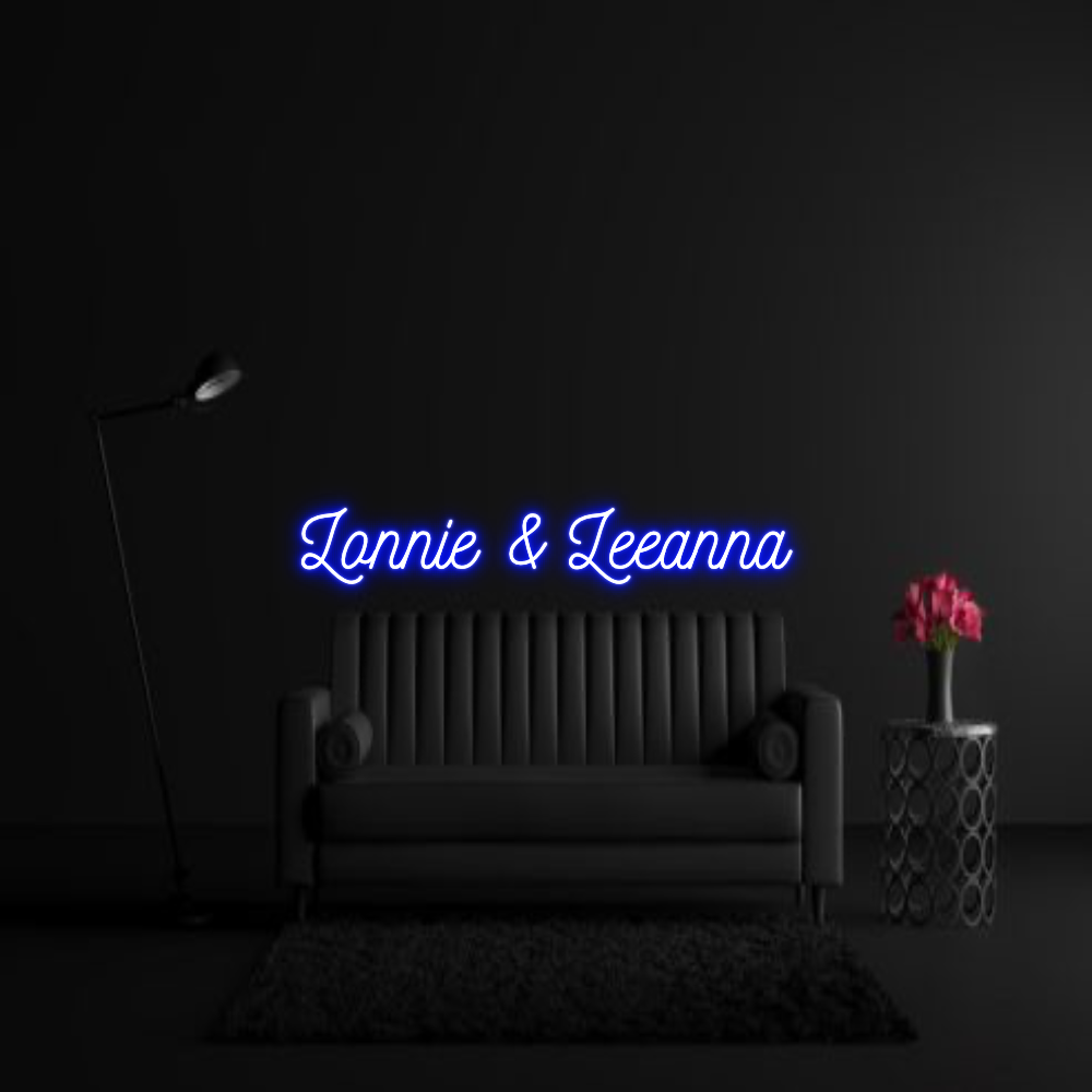 CREATE YOUR OWN WEDDING NEON SIGN Lonnie & Leea...