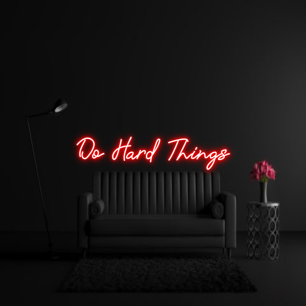 CREATE YOUR OWN WEDDING NEON SIGN Do Hard Things