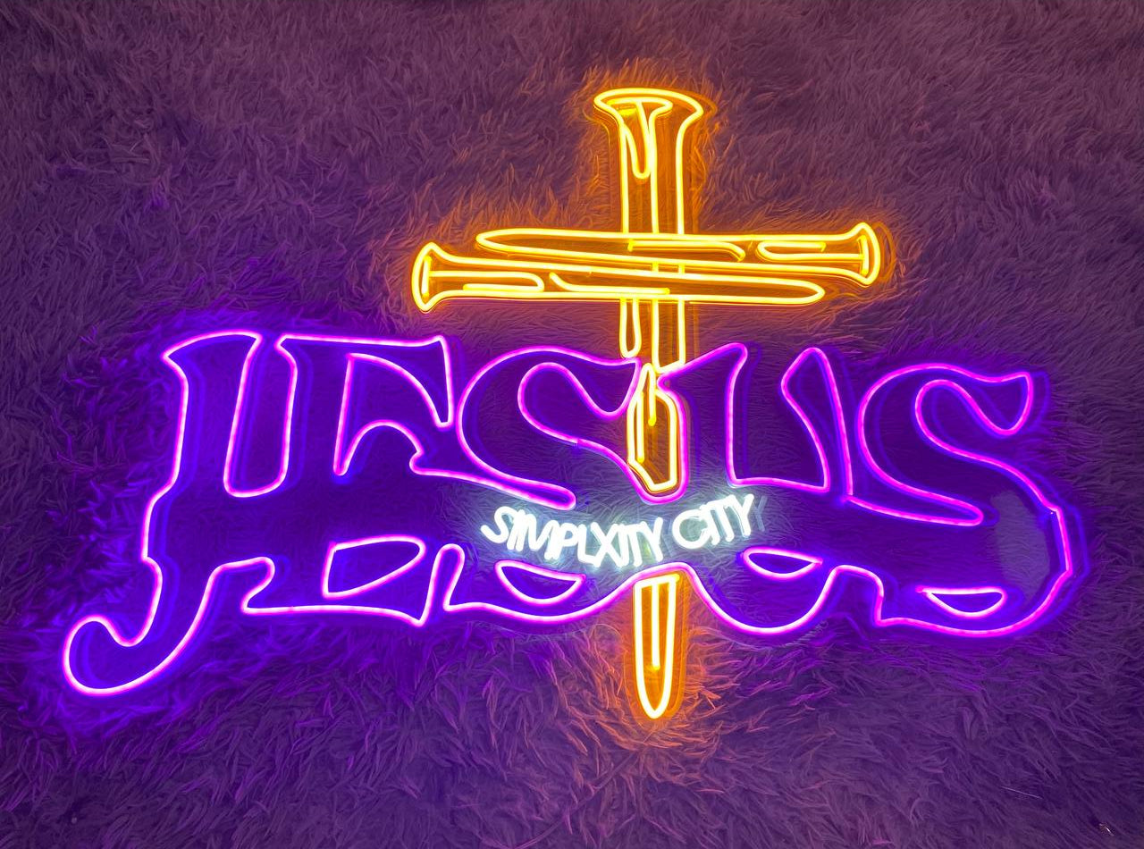 Custom Jesus The Way The Truth The Life Neon Sign Wall Art LED Light Personalized Jesus The Way The Truth Name Neon Sign Home Decor