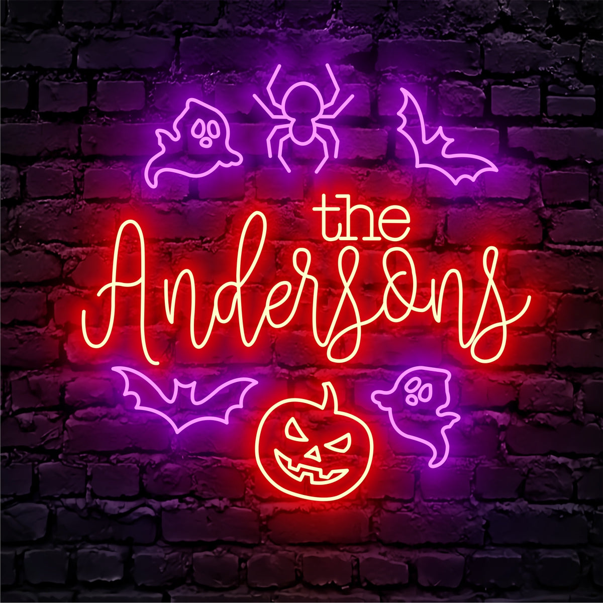 Halloween Neon Sign - Custom Halloween Led Neon Sign for Wall Decor