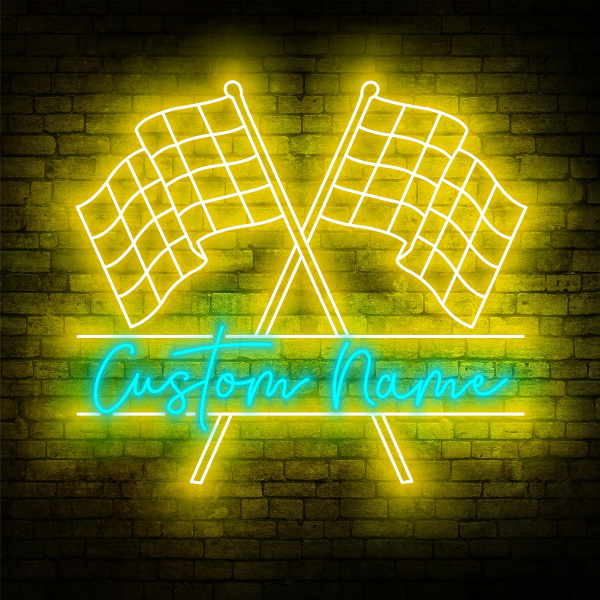 Racing Sport Led Neon Sign - Custom Name Racing Sport Led Neon Sign - Gift Idea for Racing Sport Lovers
