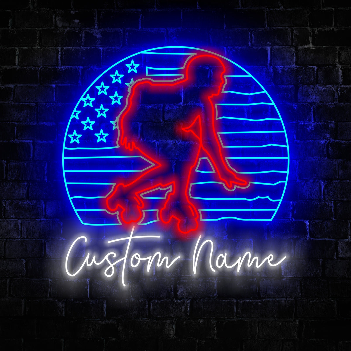 Roller Derby Girl Sport Led Neon Sign - Custom Name Roller Derby Girl Sport Led Neon Sign - Gift Idea for Roller Derby Girl Sport Lovers