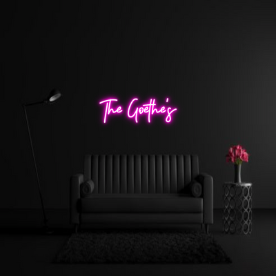 CREATE YOUR OWN WEDDING NEON SIGN The Goethe's