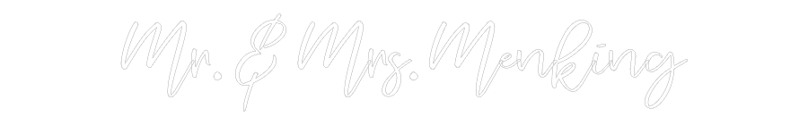 CREATE YOUR OWN WEDDING NEON SIGN Mr. & Mrs. Me...