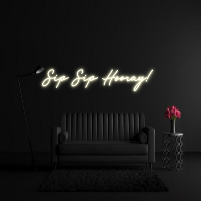 CREATE YOUR OWN WEDDING NEON SIGN Sip Sip Hoora...