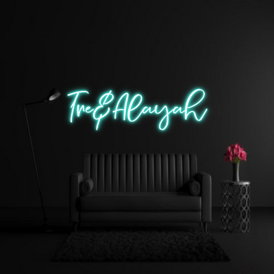 CREATE YOUR OWN WEDDING NEON SIGN Tre&Alayah