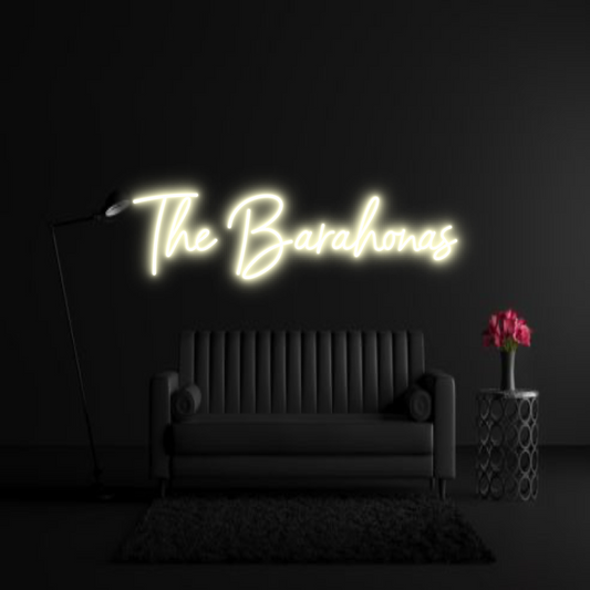 CREATE YOUR OWN WEDDING NEON SIGN The Barahonas