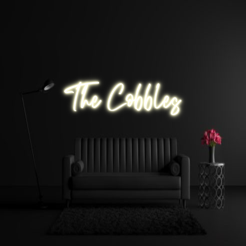 CREATE YOUR OWN WEDDING NEON SIGN The Cobbles