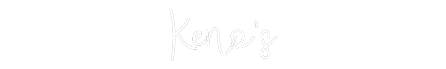 CREATE YOUR OWN WEDDING NEON SIGN Keno’s