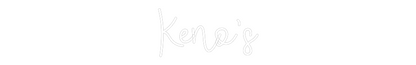 CREATE YOUR OWN WEDDING NEON SIGN Keno’s