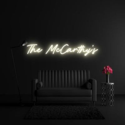 CREATE YOUR OWN WEDDING NEON SIGN The McCarthy’s