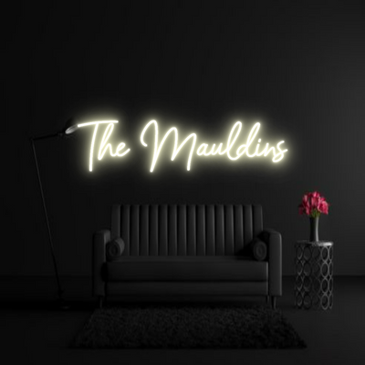 CREATE YOUR OWN WEDDING NEON SIGN The Mauldins