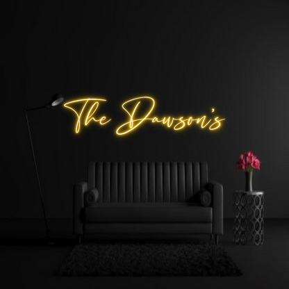 CREATE YOUR OWN WEDDING NEON SIGN The Dawson’s