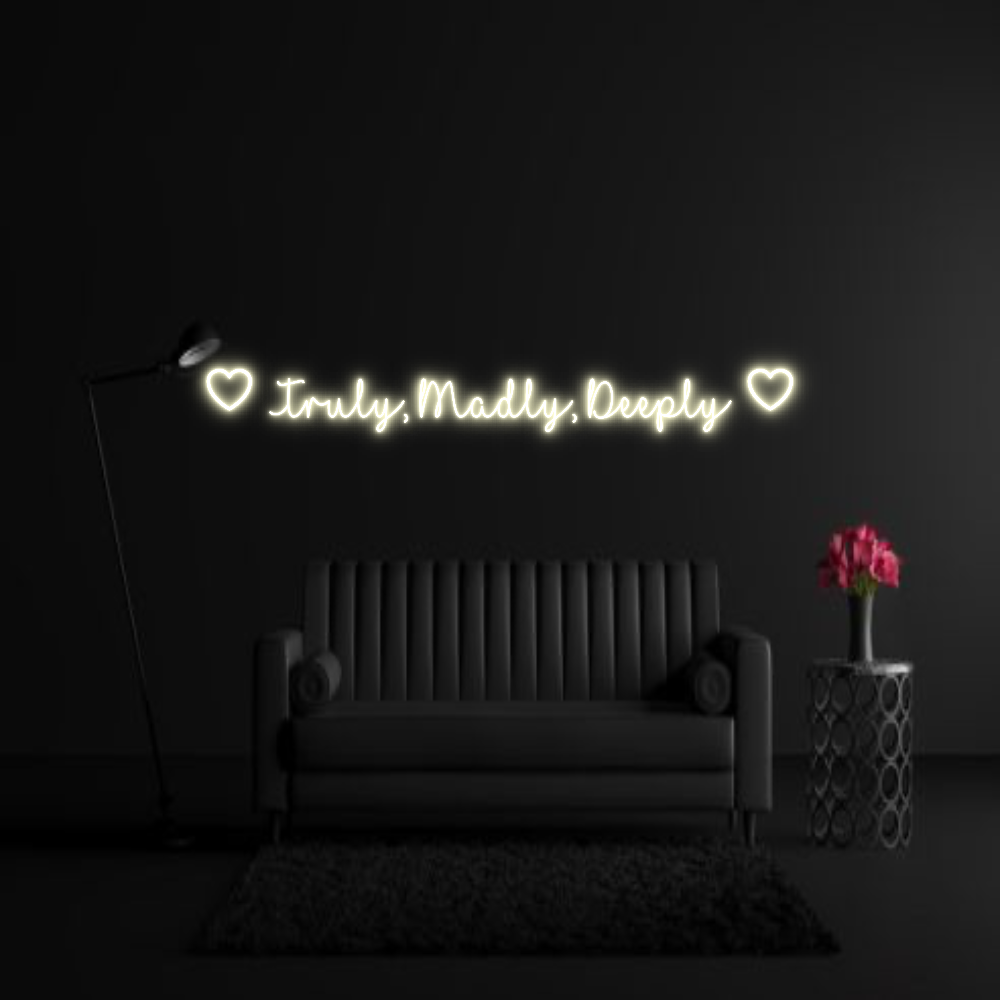 CREATE YOUR OWN WEDDING NEON SIGN  Truly, Madl...