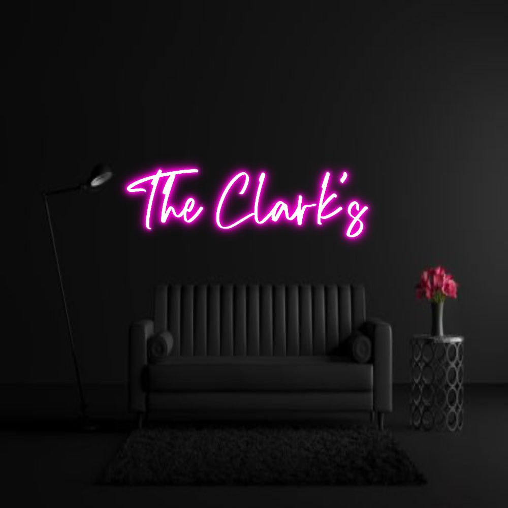 CREATE YOUR OWN WEDDING NEON SIGN The Clark’s