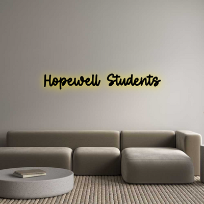 Custom Sign: Hopewell Stud...