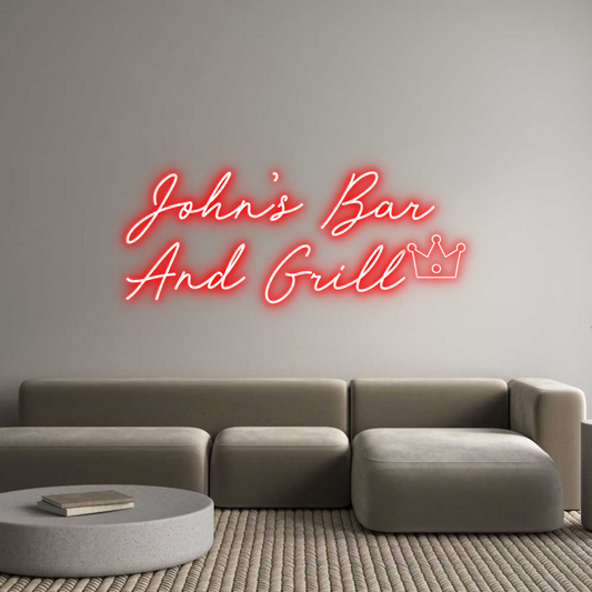 CREATE YOUR OWN CUSTOM NEON John’s Bar
A...