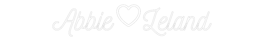 CREATE YOUR OWN WEDDING NEON SIGN AbbieLeland