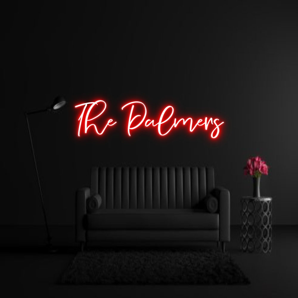 CREATE YOUR OWN WEDDING NEON SIGN The Palmers