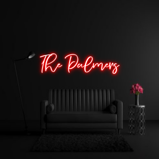 CREATE YOUR OWN WEDDING NEON SIGN The Palmers