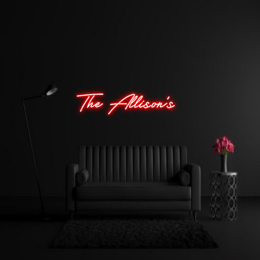 CREATE YOUR OWN WEDDING NEON SIGN The Allison’s