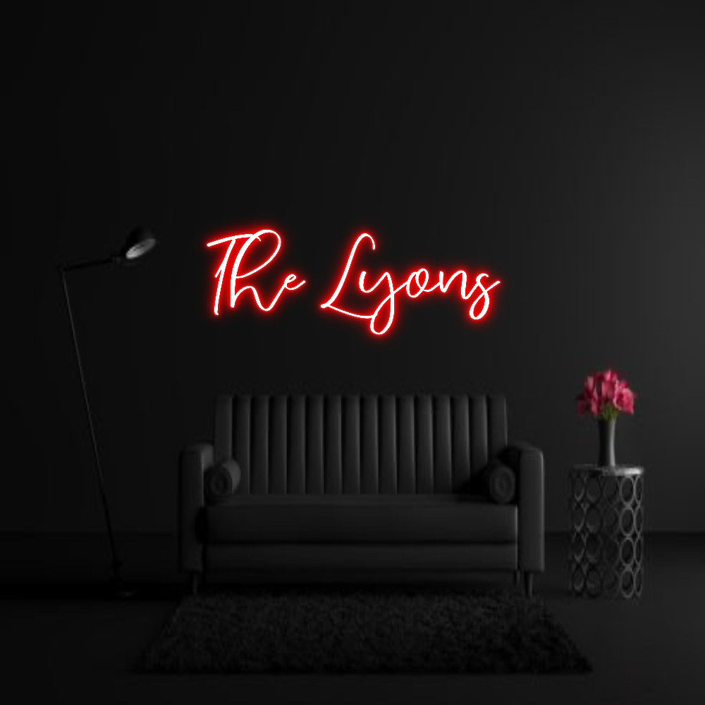 CREATE YOUR OWN WEDDING NEON SIGN The Lyons