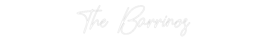 CREATE YOUR OWN WEDDING NEON SIGN The Barrinos