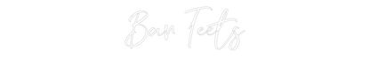 CREATE YOUR OWN WEDDING NEON SIGN Bar Teets