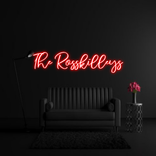 CREATE YOUR OWN WEDDING NEON SIGN The Rosskilleys