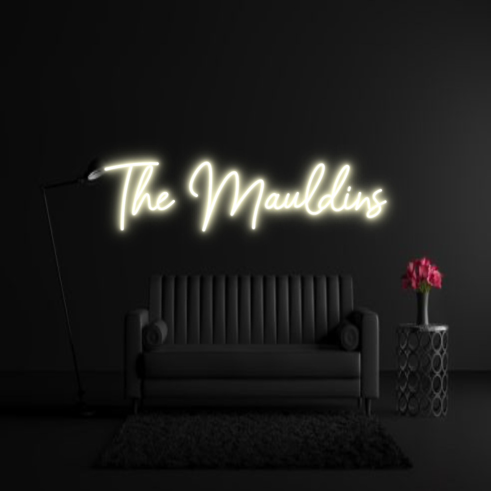 CREATE YOUR OWN WEDDING NEON SIGN The Mauldins