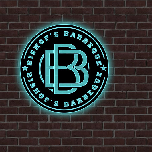 Metal sign #1212 - 18in led