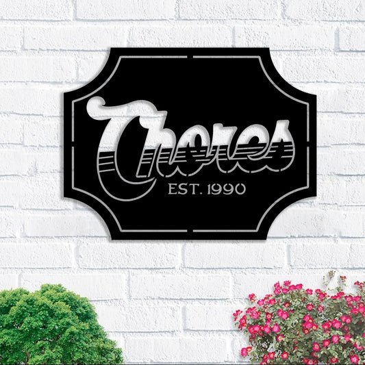 Metal Sign 36in with Led - Alex Hummell