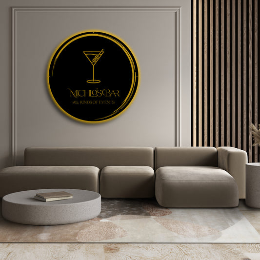 Metal Sign 24in - Michael Atallah