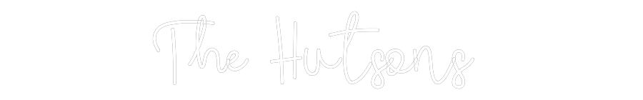 CREATE YOUR OWN WEDDING NEON SIGN The Hutsons