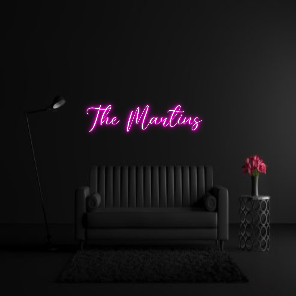 CREATE YOUR OWN WEDDING NEON SIGN The Martins