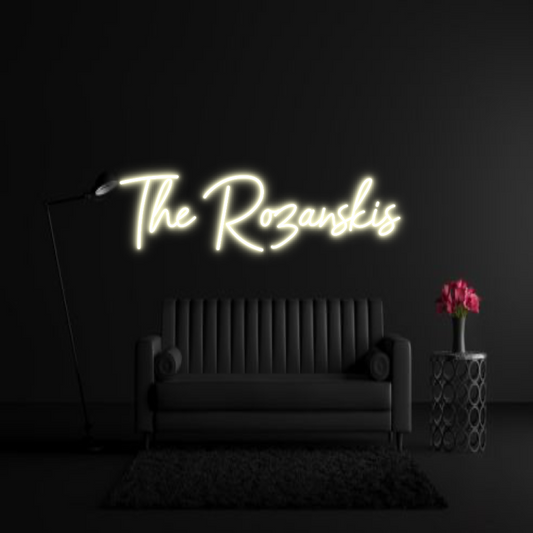 CREATE YOUR OWN WEDDING NEON SIGN The Rozanskis