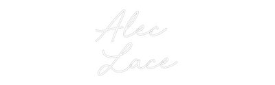 CREATE YOUR OWN WEDDING NEON SIGN Alec 
Lace