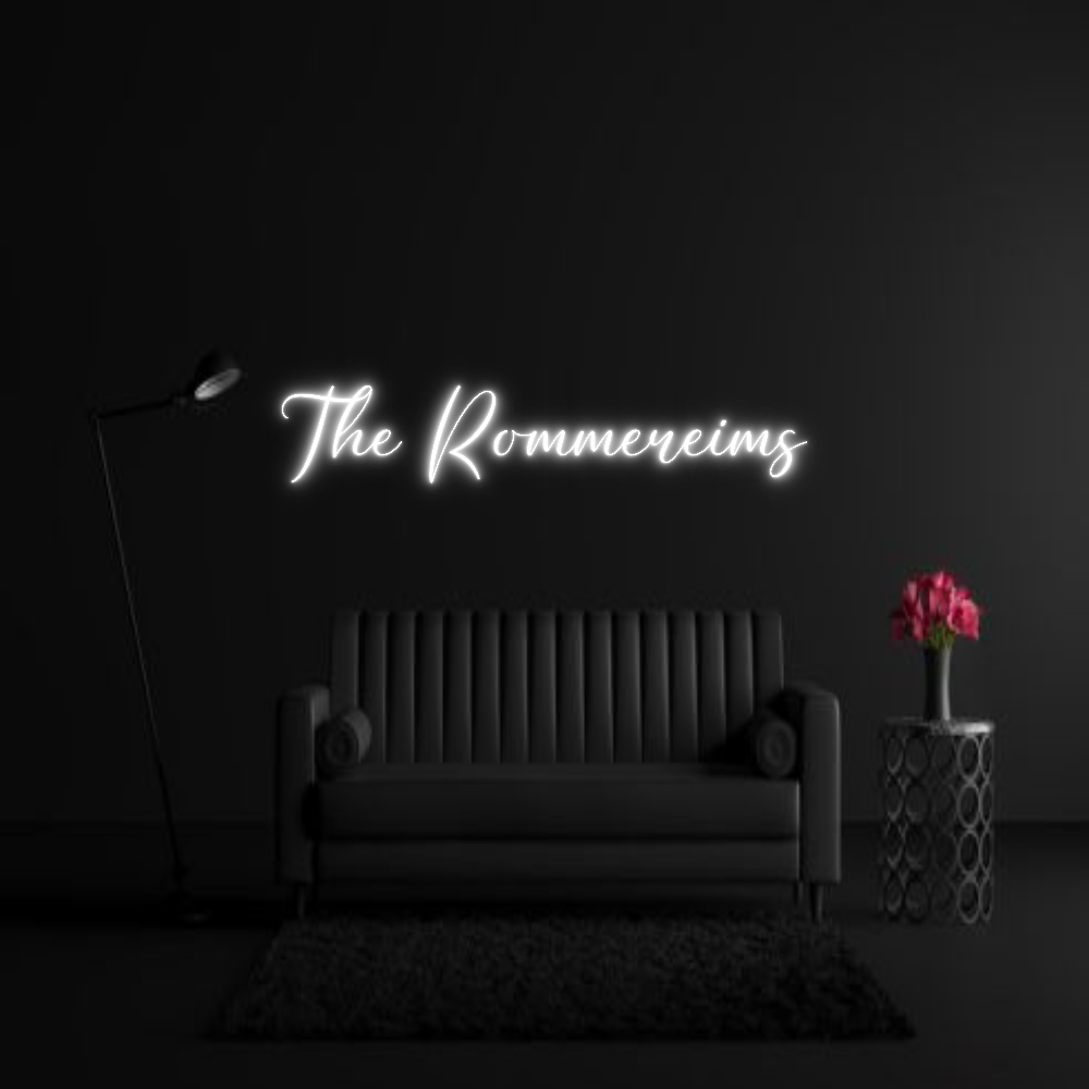 CREATE YOUR OWN WEDDING NEON SIGN The Rommereims