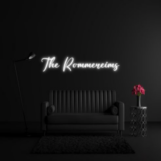 CREATE YOUR OWN WEDDING NEON SIGN The Rommereims