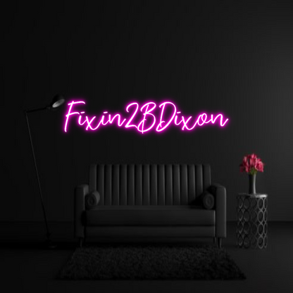 CREATE YOUR OWN WEDDING NEON SIGN Fixin2BDixon