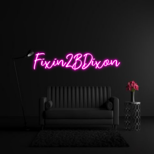 CREATE YOUR OWN WEDDING NEON SIGN Fixin2BDixon