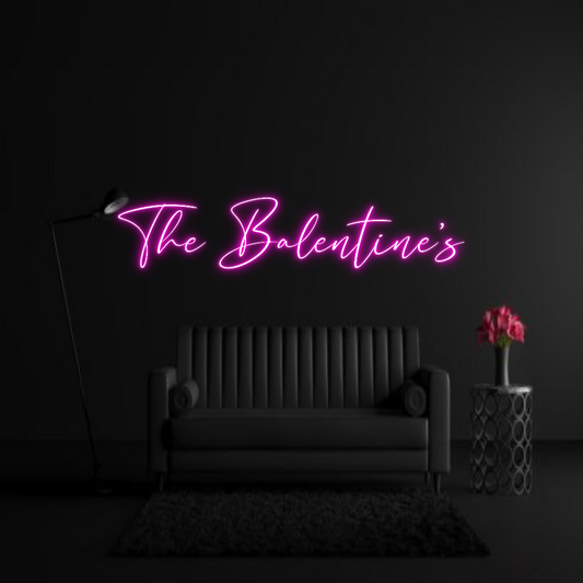 CREATE YOUR OWN WEDDING NEON SIGN The Balentine’s