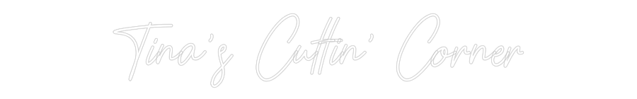 CREATE YOUR OWN CUSTOM NEON Tina's Cuttin...