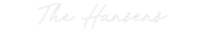 CREATE YOUR OWN WEDDING NEON SIGN The Hansens